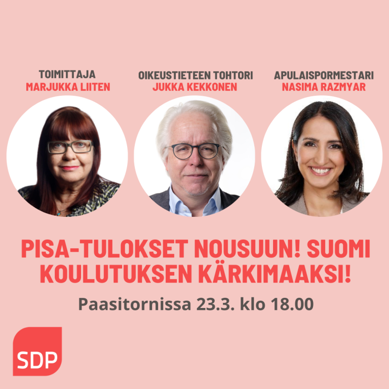 PISA-tulokset nousuun! Suomi koulutuksen kärkimaaksi!